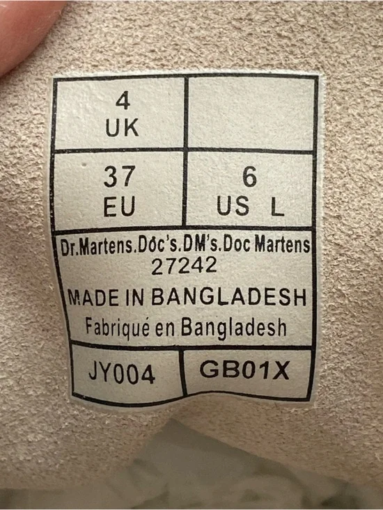 Dr. Martens 1460 Pascal Blue Tie Dye Leather Lace Up Boots Size 6 Grunge Punk - Picture 12 of 15